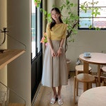 [한정수량 SALE[14color]모비아 입술넥 5부 니트]