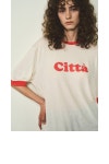 (주)씨타엔터테인먼트 | [씨타]Retro Citta Logo Overfit Ringer T-shirt_CTT320(Cream) [W CONCEPT]