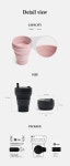 접이식 실리콘 텀블러 타이탄 710ml_2colors - 감도 깊은 취향 셀렉트샵 29CM