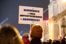 More Than 3500 People Demonstrated Munich 에디토리얼 스톡 사진 - 스톡 이미지 | Shutterstock Editorial
