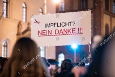 More Than 3500 People Demonstrated Munich 에디토리얼 스톡 사진 - 스톡 이미지 | Shutterstock Editorial