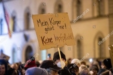 More Than 3500 People Demonstrated Munich 에디토리얼 스톡 사진 - 스톡 이미지 | Shutterstock Editorial
