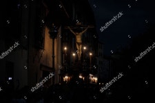 IMAGE CRISTO DEL SILENCIO SEEN MIDNIGHT 에디토리얼 스톡 사진 - 스톡 이미지 | Shutterstock | Shutterstock Editorial