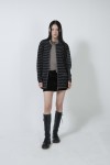 이음 우먼(EEUM) STRIPE ZIP UP CARDIGAN_GRAY - 사이즈 & 후기 | 무신사 이음 우먼(EEUM)  STRIPE ZIP UP CARDIGAN_GRAY - 사이즈... 