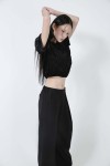 이음 우먼(EEUM) VELVET SHIRRING BLOUSE_BLACK - 사이즈 & 후기 | 무신사 이음 우먼(EEUM)  VELVET SHIRRING BLOUSE_BLACK - 사이즈... 