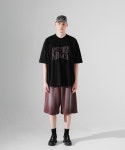 EZKATON｜스페이스 반팔티셔츠 블랙 KMST6696 QEUKMST6696-BLACK-S｜SSF SHOP 스페이스 반팔티셔츠 블랙 KMST6696