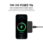 휴대폰액세서리 > 아이폰 전용 맥세이프 15W 고속 무선 충전 패드... 아이폰 전용 맥세이프 15W 고속 무선 충전 패드 (마그네틱 데스크매트 호환)