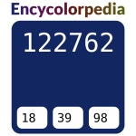 #122762 헥스 색상 코드 스킴, 챠트, 팔레트, 페인트 & 그림 물감 #122762 헥스 색상 코드