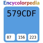 #579cdf 헥스 색상 코드 스킴, 챠트, 팔레트, 페인트 & 그림 물감 #579cdf 헥스 색상 코드