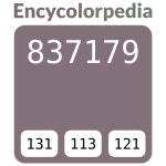 Pantone / PMS 4111 UP / #837179 헥스 색상 코드 스킴, 챠트, 팔레트, 페인트 & 그림 물감 Pantone / PMS 4111 UP / #837179 헥스 색상... 