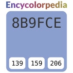 #8b9fce 헥스 색상 코드 스킴, 챠트, 팔레트, 페인트 & 그림 물감 #8b9fce 헥스 색상 코드