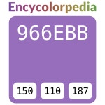 #966ebb 헥스 색상 코드 스킴, 챠트, 팔레트, 페인트 & 그림 물감 #966ebb 헥스 색상 코드