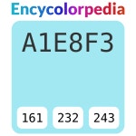 #a1e8f3 헥스 색상 코드 스킴, 챠트, 팔레트, 페인트 & 그림 물감 #a1e8f3 헥스 색상 코드
