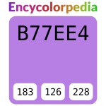 #b77ee4 헥스 색상 코드 스킴, 챠트, 팔레트, 페인트 & 그림 물감 #b77ee4 헥스 색상 코드