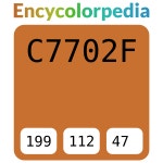 CIL Caribbean Spice / #c7702f 헥스 색상 코드 스킴, 챠트, 팔레트, 페인트 & 그림 물감 CIL Caribbean Spice / #c7702f 헥스 색상 코드