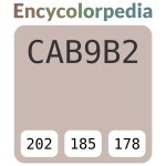 Behr Gray Ashlar N170-3 / #cab9b2 헥스 색상 코드 스킴, 챠트... 페인트 & 그림 물감 Behr Gray Ashlar N170-3 / #cab9b2 헥스 색상 코드