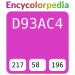 #d93ac4 헥스 색상 코드 스킴, 챠트, 팔레트, 페인트 & 그림 물감 #d93ac4 헥스 색상 코드