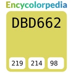 #dbd662 헥스 색상 코드 스킴, 챠트, 팔레트, 페인트 & 그림 물감 #dbd662 헥스 색상 코드