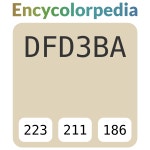 Levis Subtle Sand / #dfd3ba 헥스 색상 코드 스킴, 챠트, 팔레트, 페인트 & 그림 물감 Levis Subtle Sand / #dfd3ba 헥스 색상 코드