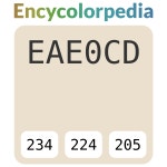 #eae0cd 헥스 색상 코드 스킴, 챠트, 팔레트, 페인트 & 그림 물감 #eae0cd 헥스 색상 코드