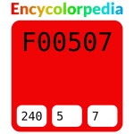 #f00507 헥스 색상 코드 스킴, 챠트, 팔레트, 페인트 & 그림 물감 #f00507 헥스 색상 코드