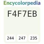 #f4f7eb 헥스 색상 코드 스킴, 챠트, 팔레트, 페인트 & 그림 물감 #f4f7eb 헥스 색상 코드