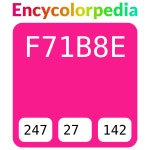 #f71b8e 헥스 색상 코드 스킴, 챠트, 팔레트, 페인트 & 그림 물감 #f71b8e 헥스 색상 코드