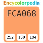 Plascon Chic Botique O1-A1-3 / #fca068 헥스 색상 코드 스킴, 챠트, 팔레트, 페인트 & 그림 물감 Plascon Chic Botique O1-A1-3... 