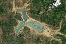 Water Levels Plunge in Philippine Reservoir