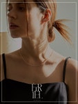 에트리엘 dot slim chain necklace