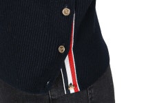 [톰브라운 26SS 여성 사선완장 울 가디건 네이비 FKC207A 00014 415] 팹스타일 [톰브라운 26SS 여성 사선완장 울 가디건 네이비... 