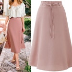 패션풀 BSK20926  (44~66)  마요 스트랩 스커트