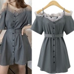 패션풀 DRS20854투데이 원피스 & 벨트 SET