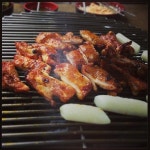 황토숯불닭갈비