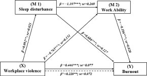 [PDF] Workplace Violence and Burnout among Health Workers Two Years after the COVID-19 Outbreak in Wuhan, China: The Chain... 