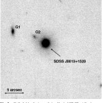 [PDF] First case of strong gravitational lensing by a QSO: SDSS J0013+1523 at z = 0.120 | Semantic Scholar