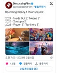 디즈니 애니 앞으로 개봉일정 | 키노라이츠 커뮤니티