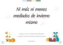 Mediados de invierno - 미리캔버스