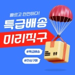 보라 배달 톡톡튀는 딜리버리 서비스 홍보물 - 미리캔버스