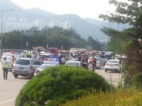 현재 북창원ic상황입니다 | 보배드림 교통사고/블박