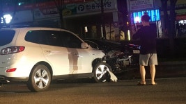 상무나이트 가기전 사거리 사고 | 보배드림 교통사고/블박