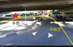 고가차도 아래에 유턴 및 좌회전 궁금해서 물어봐요 | 보배드림 교통사고/블박