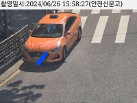 이 택시 횡단보도 계속 밟네 | 보배드림 교통사고/블박