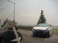 동김해I.C 부산방향 졸음운전 사고인듯(직찍) | 보배드림 교통사고/블박