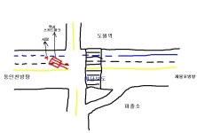 방금 인천 도원역앞 택시가 사람친 사고... | 보배드림 교통사고/블박