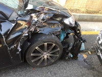 2월 26일 오늘 장항ic 출구 지하차도 지나서 뉴코아 사거리 사고목격 | 보배드림 시승기/배틀/목격담