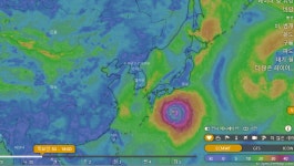 제 16호 태풍 민들레 상황 | 보배드림 자유게시판