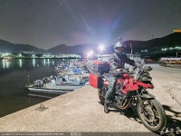 2021.04.06 진해 야경 밤바리 영길마을에서 호넷250&F700GS | 보배드림 오토바이/자전거