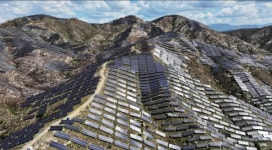 산을 뒤덮은 대륙의 태양광 패널 ㄷㄷ. gif | 보배드림 신유머/이슈/움짤