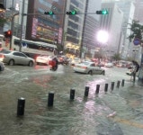 강남역주변 올해도 침수 될까요? | 보배드림 교통사고/블박